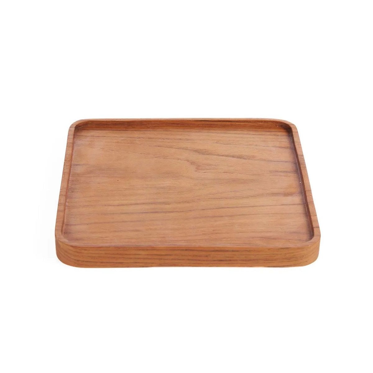 Teak Serveerbord – 20×20 cm