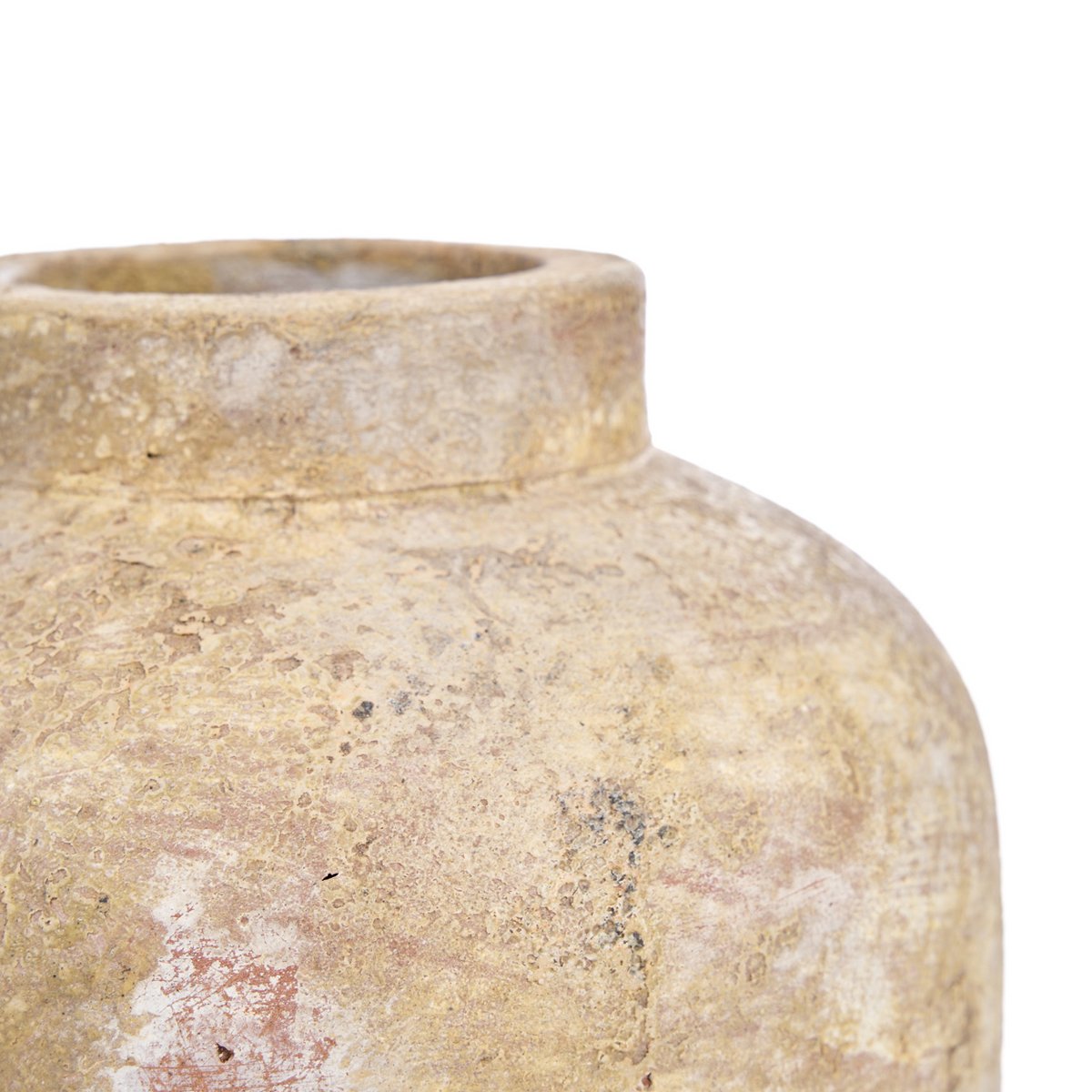 Clay Echo Vaas – Terracotta Crème (M)