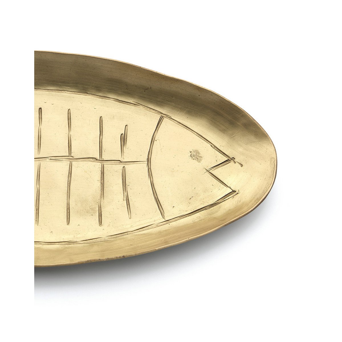 Dishy Fishy Tray – Messing | Goud