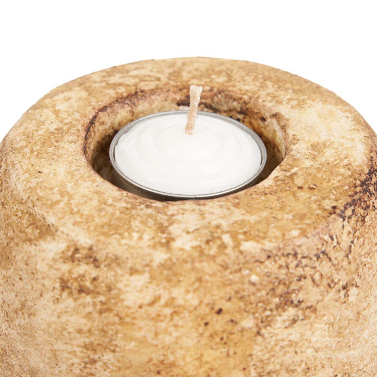 Cavestone Kandelaar – Terracotta Crème