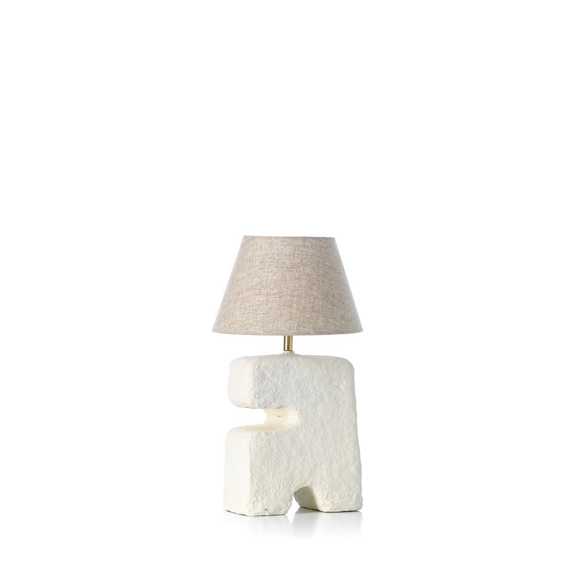L'Objet Tafellamp – Papier-maché Wit (S)