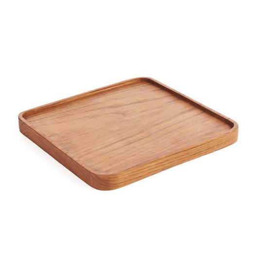 Teak Serveerbord – 20×20 cm