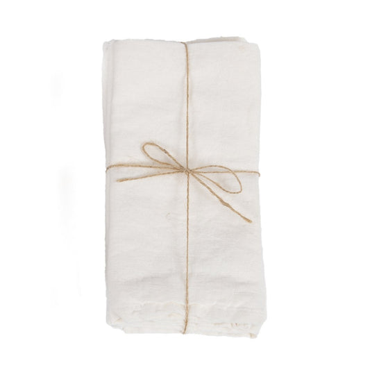 Linnen Servet – Wit 45×45 cm