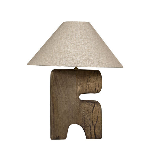 L'Objet Houten Tafellamp – Bruin (L)