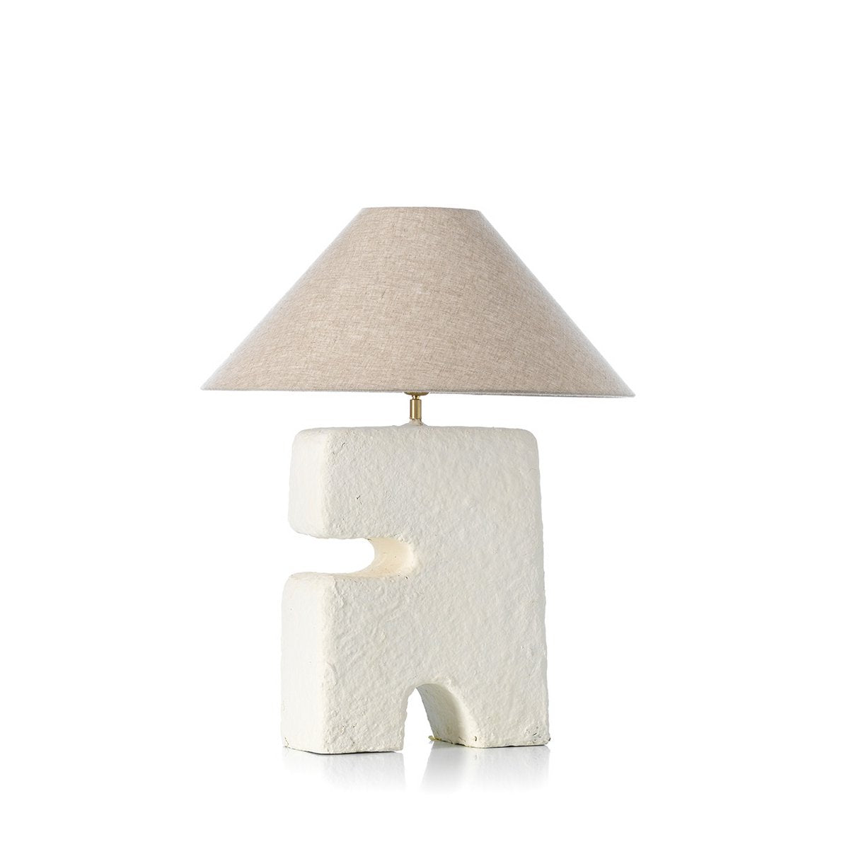 L'Objet Tafellamp – Papier-maché Wit (L)