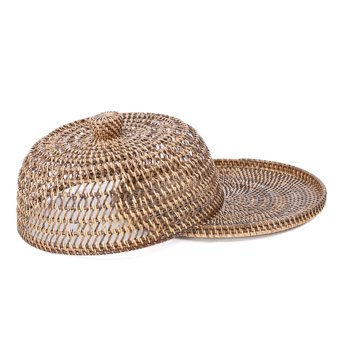 Rattan Food Cover – Handgeweven Rotan (M)