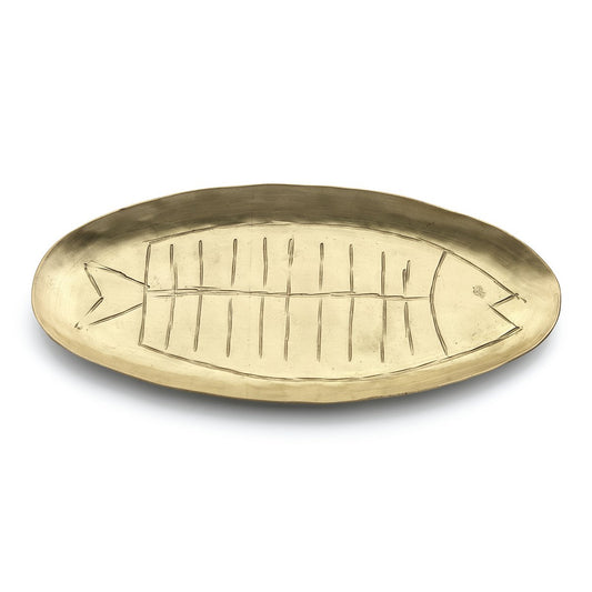 Dishy Fishy Tray – Messing | Goud