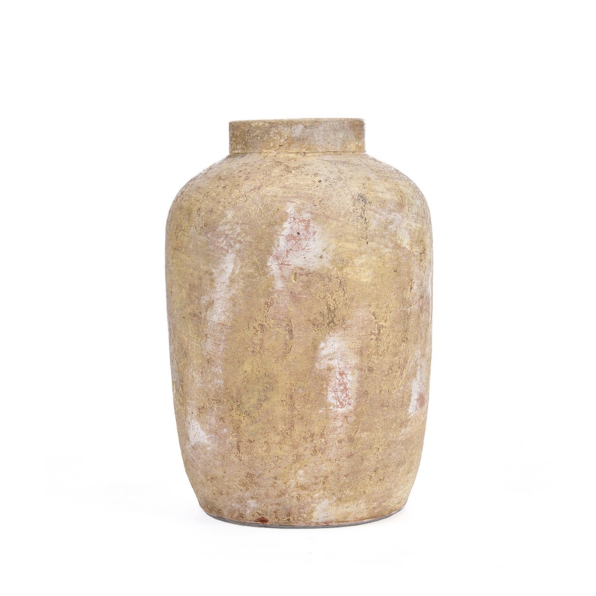 Clay Echo Vaas – Terracotta Crème (M)