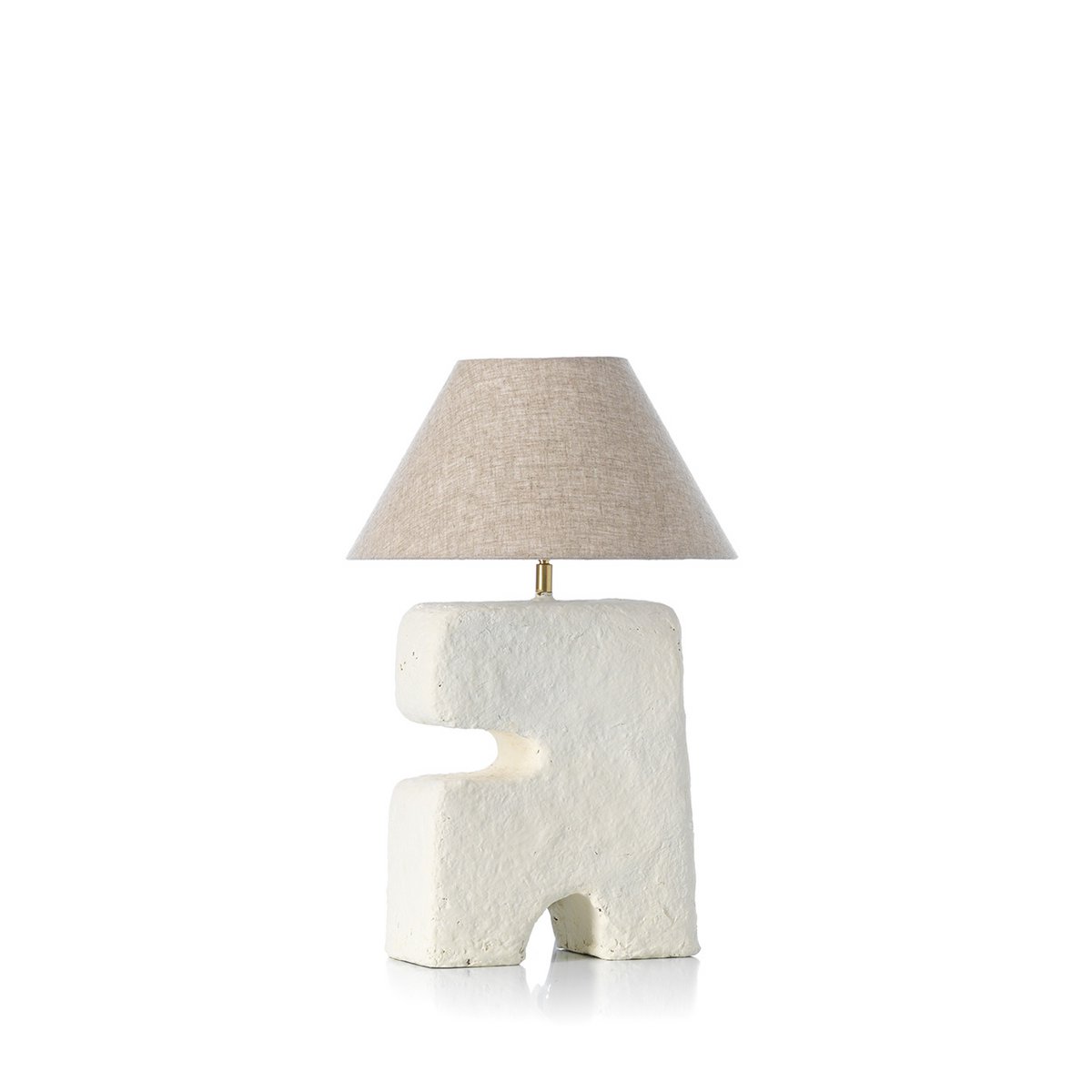 L'Objet Tafellamp – Papier-maché Wit (M)