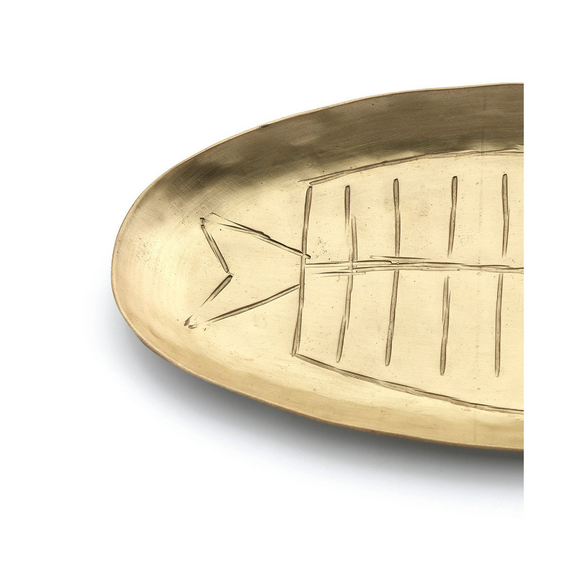 Dishy Fishy Tray – Messing | Goud
